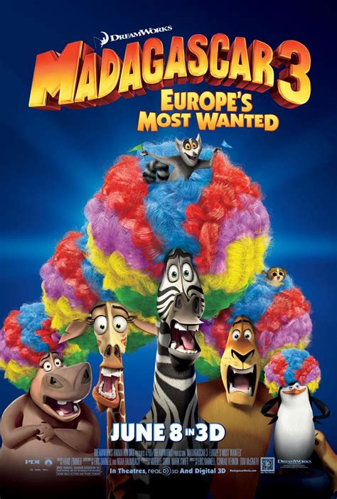 Madagascar 3 imdb - Zebra Martin (Chris Rock), Lion Alex (Ben Stiller), Hippo Gloria (Jada Pinkett Smith) and Giraffe named Melman (David Schwimmer) are inmates of the NY central zoo. Alex is the star & that makes Martin jealous. The Penguins have been digging a tunnel to escape the zoo & go to their homeland in Antarctica. One of the penguins talks to Martin ... 